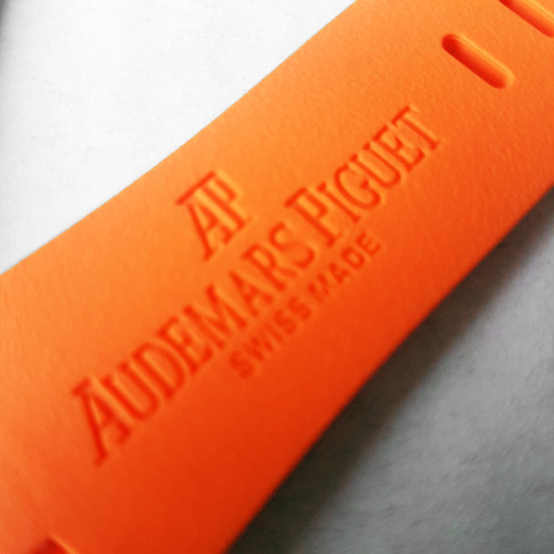 Extensible Naranja 28mm Compatible Audemars De Hebilla Ancho De La Correa 28 Mm