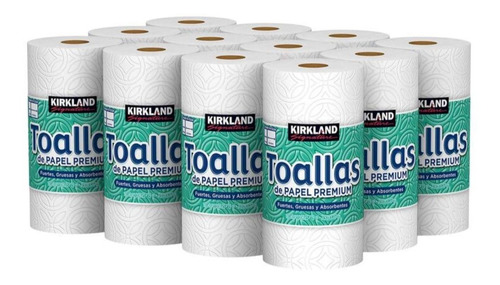 Toallas De Papel Premium Kirkland Signature C/12 Rollos