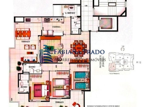 Imagem 10 de 15 de Apartamento Em Riviera, 133m2, 03 Dormitórios|01suíte