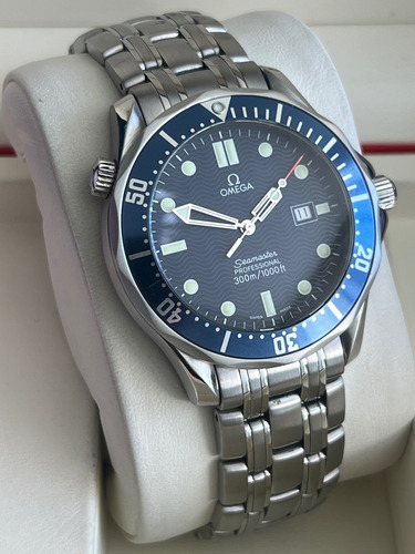 Reloj Omega Seamaster Plateado Azul Marino Azul (Usado)