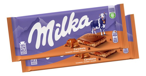 Chocolate Milka Caramelo 100gr 2 Und