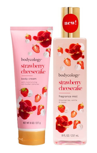 Combo Bodycology Strawberry 2p - mL a $181