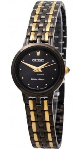 Reloj Mujer Orient Fub9c001b0. Acero Negro/ Dorado . Nuevo