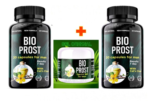 Bio Prost Importado Pack X 2 Frascos + Gel Bioprost