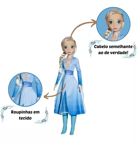 Boneca Elsa Frozen Ii Articulada Baby Brinq