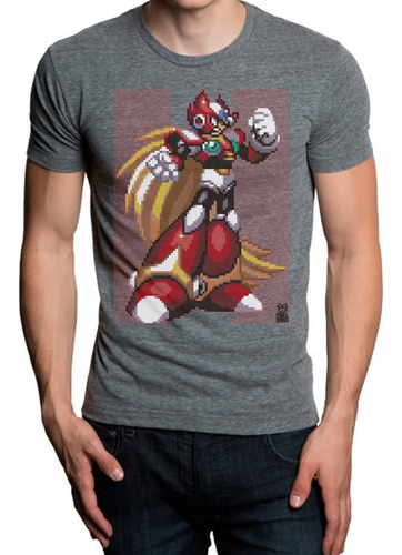 Pxld Zero X - Playera Mega Man Nes Nintendo -