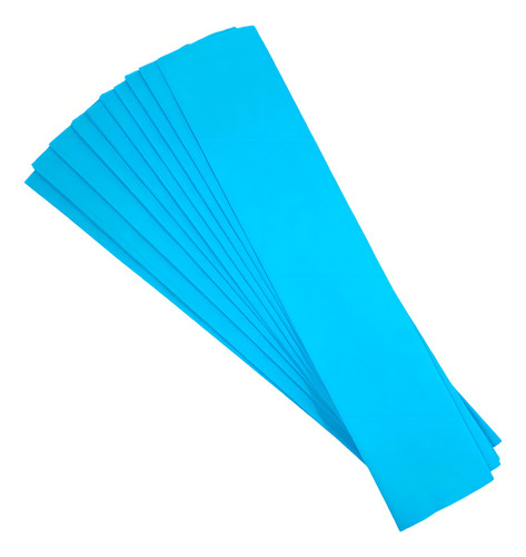 Paquete De 10 Papel Crepe Un Color Pascua 200cm X 50cm Color Azul Cielo Azul Cielo