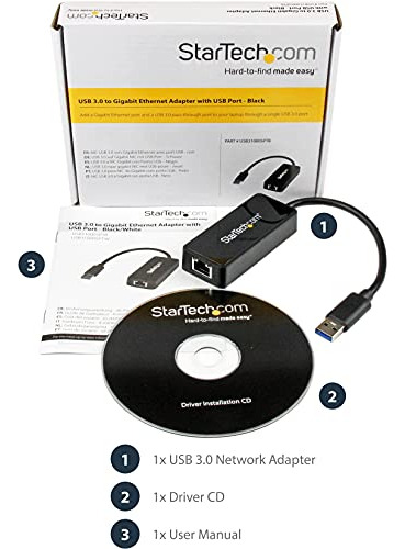 Startech.com Adaptador Ethernet Usb 3.0 - Adaptador De Red U