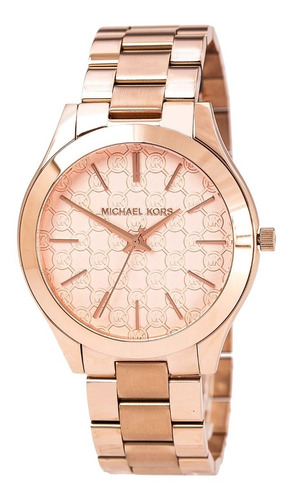 Reloj Michael Kors Para Mujer Mk3336 Slim Runway Dorado