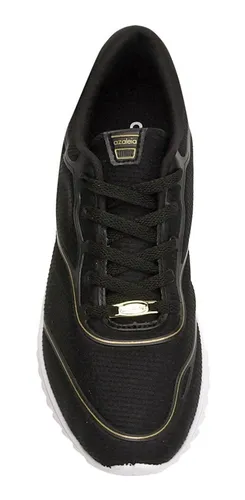 Tenis preto feminino azaleia 2025