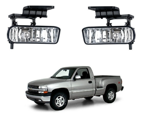 Par Faros Niebla Silverado 1999 2000 2001 2002 Depo Rxc