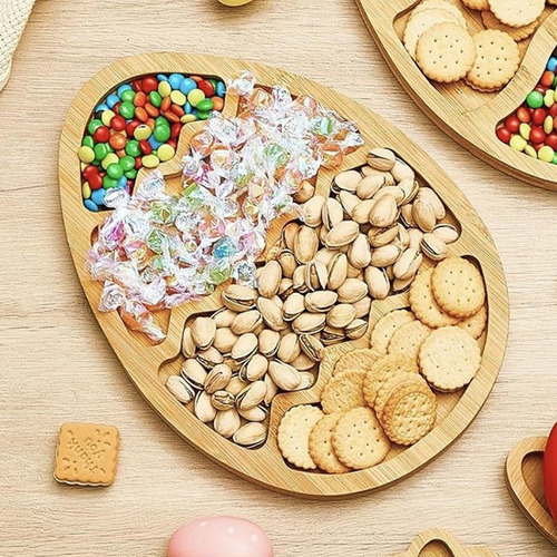 Pascua Bandeja De Madera Bandeja Para Ola De Huevo Pequeño