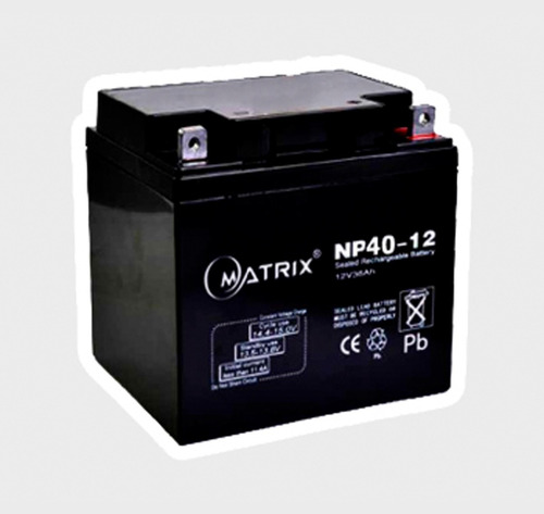 Imagen 1 de 1 de Batería Matrix Ciclo Profundo Agm Gel 12v 40ah