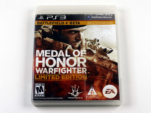 Medal Of Honor Warfighter Limited Edition Playstation 3 Ps3