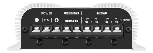 Modulo Taramps Tl 1500 2 Ohms Amplificador 3 Canais Som Automotivo Tl1500 390w Rms + Cabo Rca S400 Vermelho