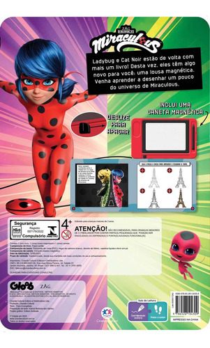 Ladybug - Desenhos Em Paris: Não Tem Subtítulo, De Marina Evangelista. Tem Série, Não Tem Volume. Editorial Editora Ciranda Cultural, Capa Dura, Primeira Edição Em Português, 2023
