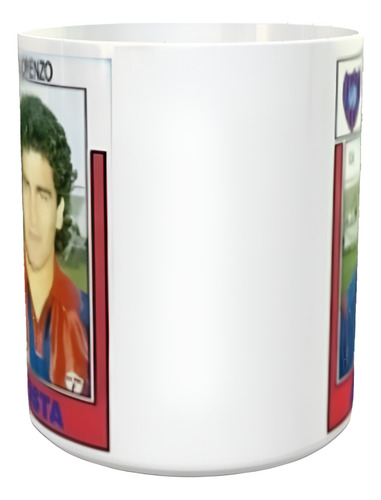 Taza Cerámica Sublimada Beto Acosta San Lorenzo Figurita Blanco Beto Acosta San Lorenzo D1