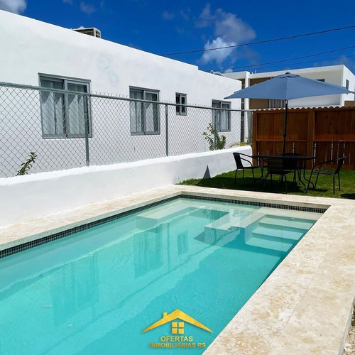 Imagen 3 de 13 de Villa De 2 Habitaciones Con Piscina Totalmente Amueblada, Ubicada En Punta Cana, Ideal Para Disfrutar Del Mar Y De Buen Tiempo En Familia