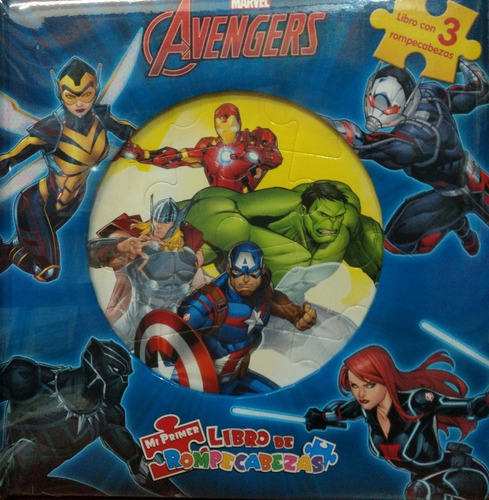 Mi Primer Libro De Rompecabezas Avengers Marvel Nuevo *