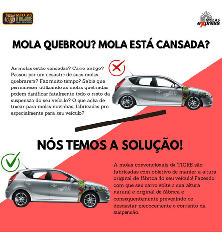 Molas Com Reforço Extra Porsche Cayenne (19/...)