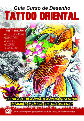 Tattoo Oriental - Curso De Desenho, De Vários, Vários. On Line Editora, Capa Dura Em Português