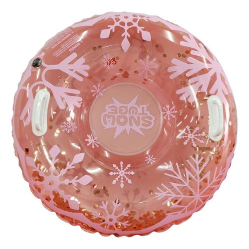 Tubo De Nieve Inflable Trineo De Nieve Inflable Rosa