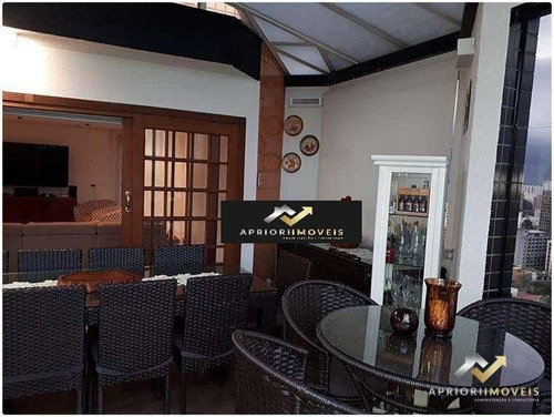Cobertura Com 4 Dormitórios À Venda, 347 M² Por R$ 2.400.000 - Centro - Santo André/sp - Co0773
