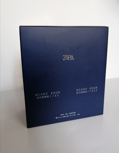 Perfume Zara Night Ii Zara Night Iii 100ml Edp Set 2x1