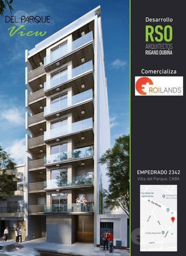 Venta Departamento Monoambiente Balcón Aterrazado Villa Del Parque