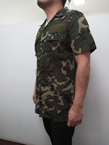 7k Camisa Militar Camuflada Talla M Original (Usado)