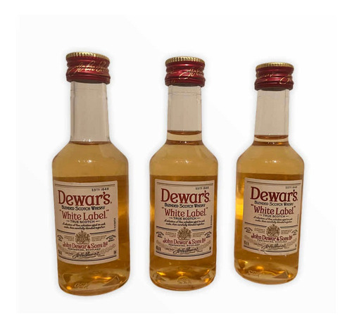 Miniatura Dewars White Label 50ml Pack X 10 Unidades