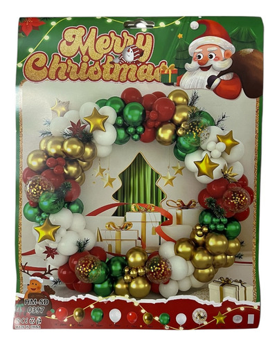 Globo Guirnalda Navideña Adorno Navidad Mayoreo