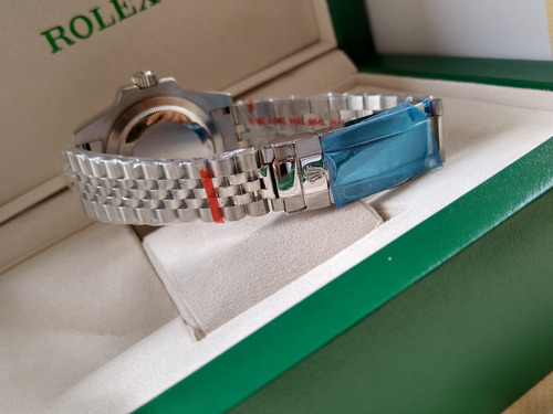 Reloj Rolex Rolex Gmt Master 2 Pepsi Plateado Azul Y Rojo Negro (Usado)