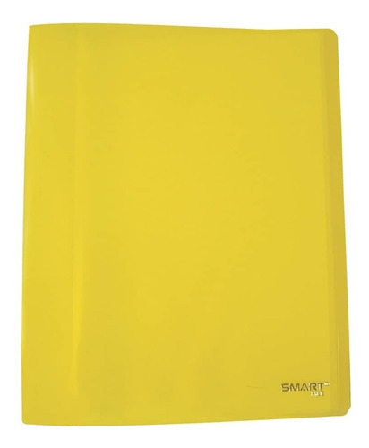 Imagen 1 de 1 de Carpeta De Plástico Amarilla Con 20 Micas T/carta Smart File
