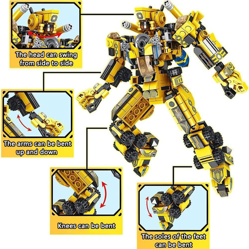 Enhana 25 En 1 Bloques De Construcción Robot De Ingeniería A