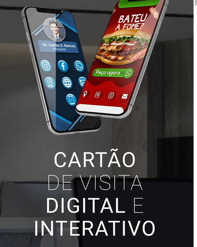 Imagem 1 de 5 de Cartão De Visita Digital Interativo