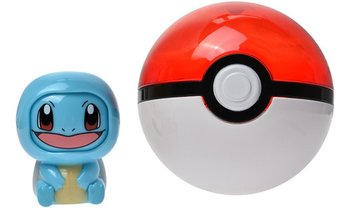 Juguete Pokemon Squirtle Cara Ash Pokeball Pokebola Eevee