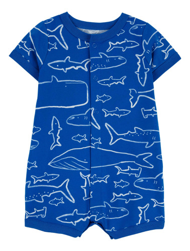 Romper De Ballena Con Broche, De Bebé 1q493410 | Carters ®