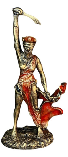 Estátua Orixá Iansã - Decoração Imagem Cor Vermelho
