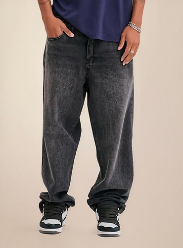 Pantalon Jean Vicus Astro Negro Negro Liso 44