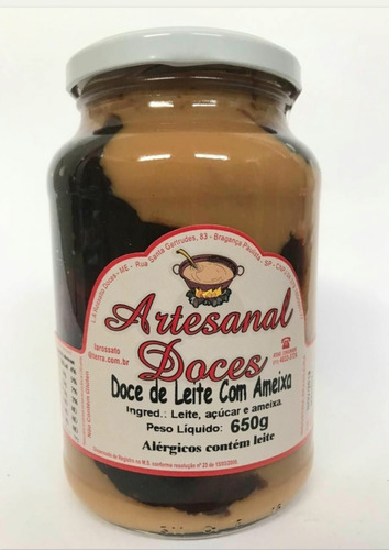 Doce De Leite Com Ameixa Caseiro 650g