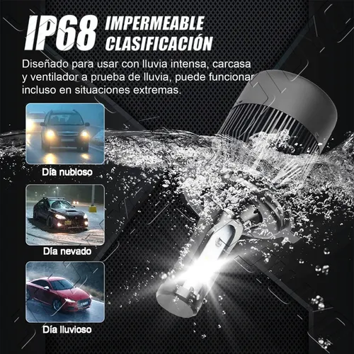 St Para Paha Kit Faros Luz Led H4 14000lm For Ford Haz