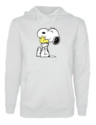 Polerón Estampado Unisex Snoopy Y Woodstock