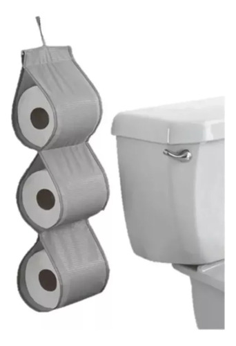 Porta Rollos Triple Papel Higiénico Baño Wc Organizador 