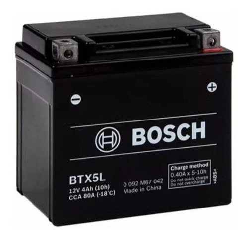 Batería Btx5l Bosch Gel - Ytx5l-bs -biz 125 - Cg125- Titan