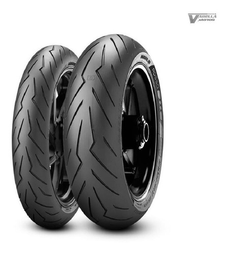 Par Pneus Pirelli Diablo Rosso 3 120/70-17 + 190/55-17