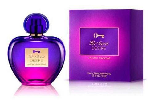 Perfume Her Secret Desire Antonio Banderas Edt Mujer 80ml