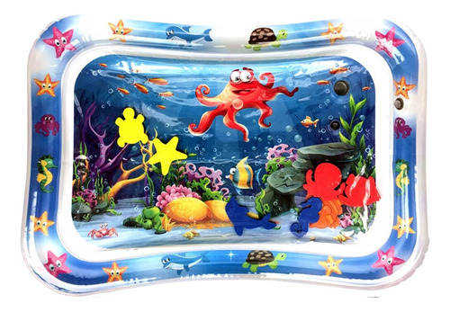 Alfombra Didáctica Inflable Sensorial Con Agua Para Bebes