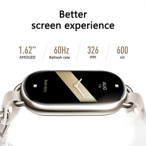 Xiaomi Smart Band 8, Pulsera Inteligente Smartwatch Bt, Gold