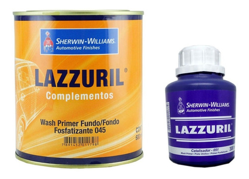 Wash Primer Fondo Aluminio Galvanizado 1lt. Sherwin Williams